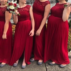 David’s Bridal Bridesmaid Dress